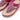 Women Fuchsia Rose Rumba Beaded Toe-Post Sandals