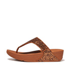 Women Light Tan  Glitter Toe-Thongs