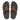 Women Chocolate Metallic Glitter Toe-Thongs