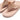 Women Rose Gold Glitter Toe Post Sandals