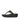 Women All Black Shimmer Toe-Post Sandals