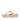 Women Beige Shimmer Toe-Post Sandals