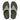 Women Bay Green Shimmer Toe-Post Sandals
