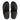 Women Black/Sunshine Coral Toe-Post Sandals