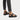 Women All Black Adjustable Leather Back-Strap Sandals