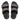 Women All Black Mina Glitter-Weave Slides