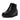 Women All Black Leather Ankle Boots