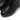 Women All Black Leather Ankle Boots