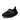 Women All Black Suede Penny Loafers