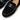Women All Black Suede Penny Loafers