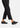 Women All Black Leather Loafers