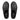 Women All Black Leather Loafers