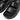 Women All Black Two-Bar Leather Slides