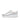 Women Silver Strap Metallic Leather Trainers