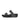 Women All Black Glitz Slides