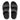 Women All Black Glitz Slides