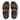 Women Chocolate Metallic Glitz Slides