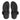 Women All Black Crystal-Buckle Leather Toe-Post Sandals