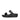 Women All Black Crystal Embellished Slides