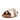 Women Cream Crystal-Buckle Leather Cross Slides