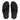Women All Black Crystal-Buckle Leather Cross Slides