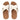 Women Cream Crystal-Buckle Leather Cross Slides