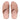 Women Beige Crystal-Buckle Leather Cross Slides