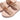 Women Rose Gold Glitter Slides