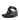 Women All Black Metallic-Trim Toe-Post Sandals