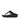 Women All Black Metallic-Trim Toe-Post Sandals