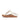 Women Cream Metallic-Trim Toe-Post Sandals