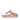 Women Beige Metallic-Trim Toe-Post Sandals
