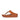Women Light Tan Metallic-Trim Toe-Post Sandals
