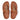 Women Light Tan Metallic-Trim Toe-Post Sandals