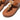 Women Light Tan Metallic-Trim Toe-Post Sandals