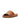 Women Light Tan Leather Pool Slides