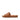 Women Light Tan Leather Pool Slides