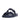 Women Midnight Navy Two-Bar Buckle Slides