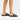 Women All Black Two-Bar Buckle Slides