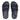 Women Midnight Navy Two-Bar Buckle Slides