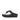 Women Black  Crystal-Cord Leather Toe-Post Sandals