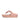 Women Pink Salt  Crystal-Cord Leather Toe-Post Sandals