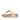 Women Stone Beige Crystal-Circlet Leather Toe-Post Sandals