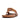 Women Latte Tan Rubber-Circlet Leather Toe-Post Sandals