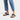 Women Midnight Navy Rubber-Circlet Leather Toe-Post Sandals
