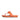Women Sunshine Coral Gracie Rubber-Circlet Leather Toe-Post Sandals