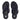 Women Midnight Navy Rubber-Circlet Leather Toe-Post Sandals