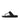 Women All Black Adjustable Buckle Flip-Flops