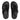Women All Black Adjustable Buckle Flip-Flops