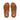 Women Light Tan Leather Flatform Cross Slides